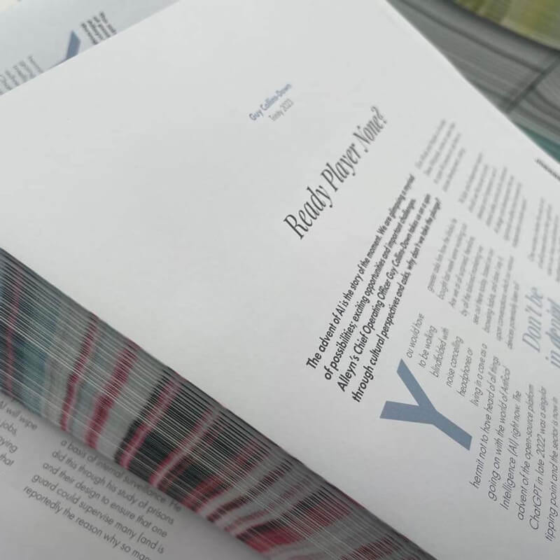 IMG_7374 Printed pages of a magazine