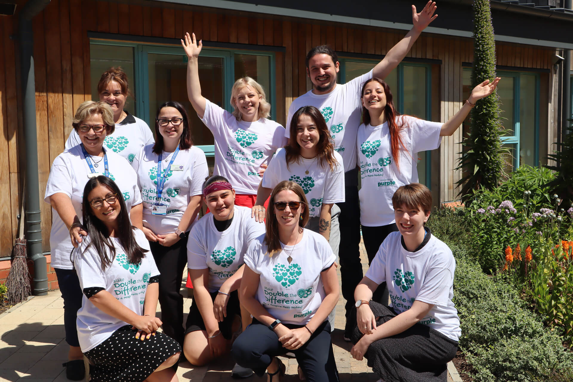 Lazy-Susan-at-the-Hospice St Wilfs fundraising team working on their 35th Anniversary campaign.