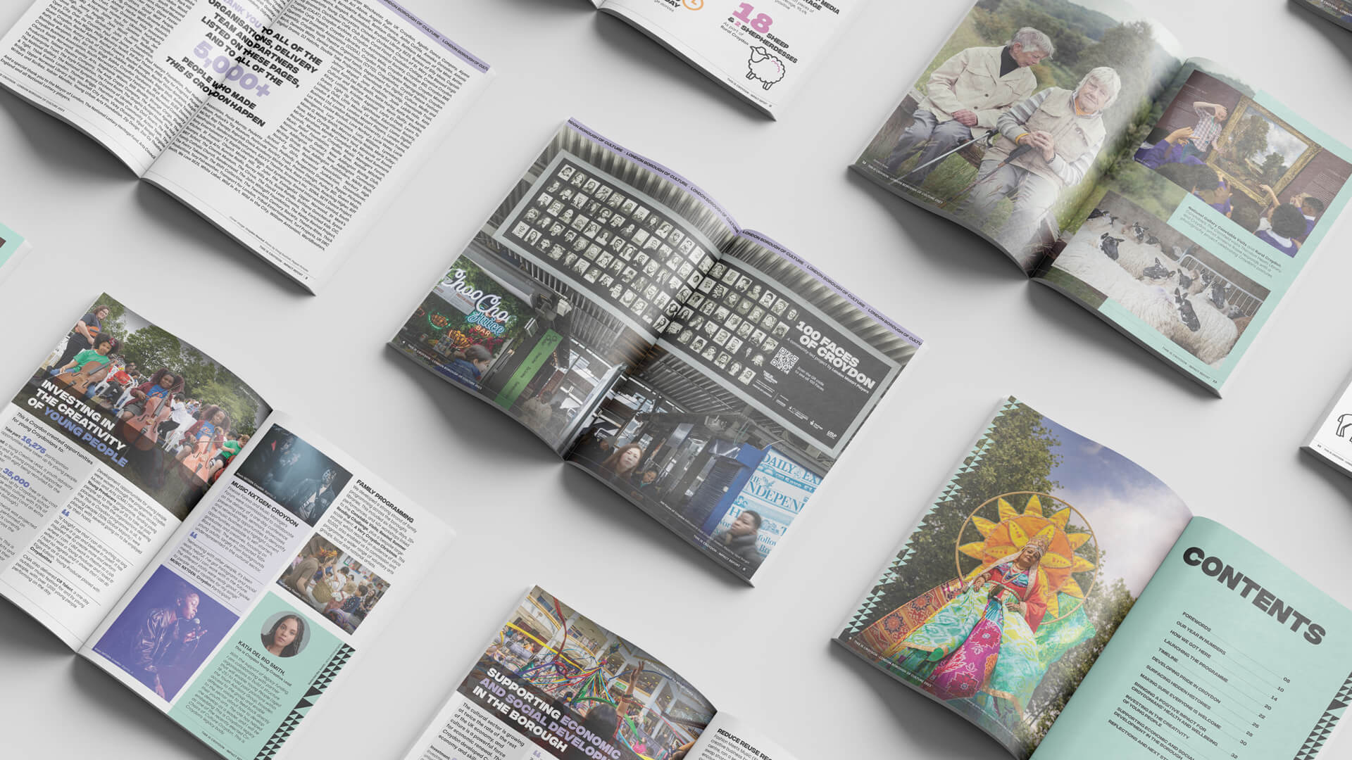 TIS-Croydon-internal-spreads Inside pages of This is Croydon Impact Report