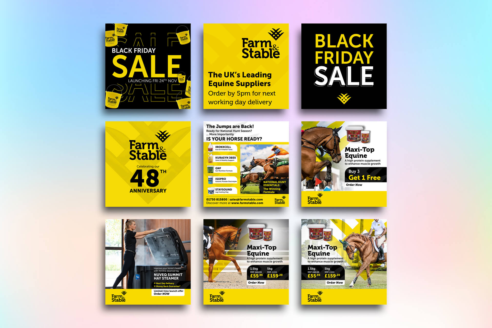 Social_Ads Farm & stable social post designs